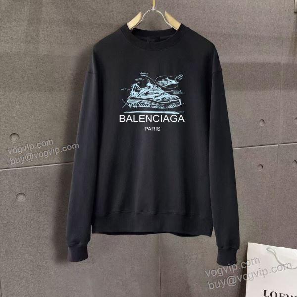 売れ筋のいい バレンシアガ コピーブランド WTBAL207 2025大注目 プルオーバーパーカー 2色可選