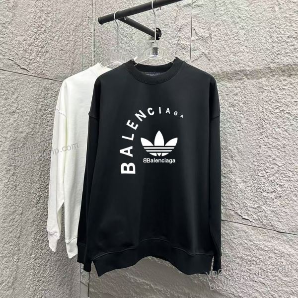 バレンシアガ BALENCIAGA WTBAL223 2025驚きの破格値安い プルオーバーパーカー 2色可選 ブランドコピー 早くも完売している