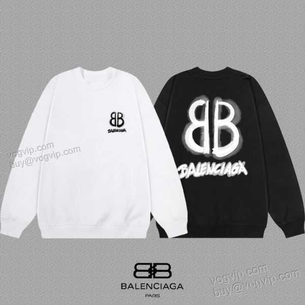 2025秋冬季新作 コピー ブランド バレンシアガ BALENCIAGA WTBAL235 プルオーバーパーカー 2色可選 セレブ愛用の超人気商品