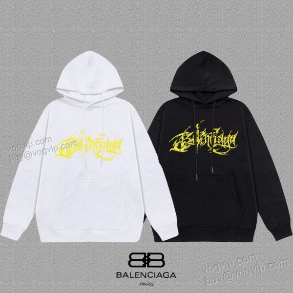 ブランド 偽物 通販 バレンシアガ BALENCIAGA もっとも高い人気を誇る WTBAL236 パーカー 2色可選 2025秋冬季新作