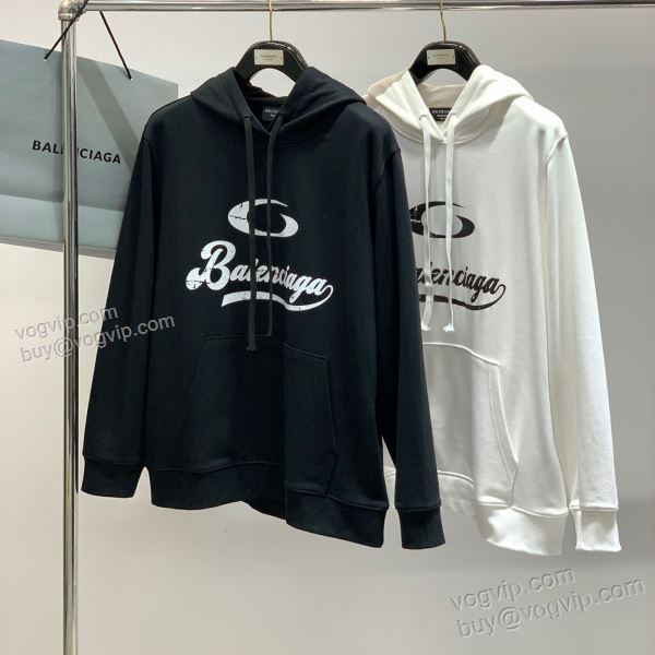 2025最安値本物保証 バレンシアガ BALENCIAGAブランド 偽物 通販 売れ筋のいい WTBAL258 パーカー 2色可選