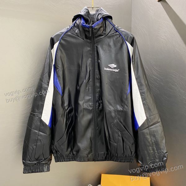 人気が爆発 BALENCIAGAコピーブランド WTBAL299 2025超激得100%新品 バレンシアガ 革ジャンパー ジャケット、上着
