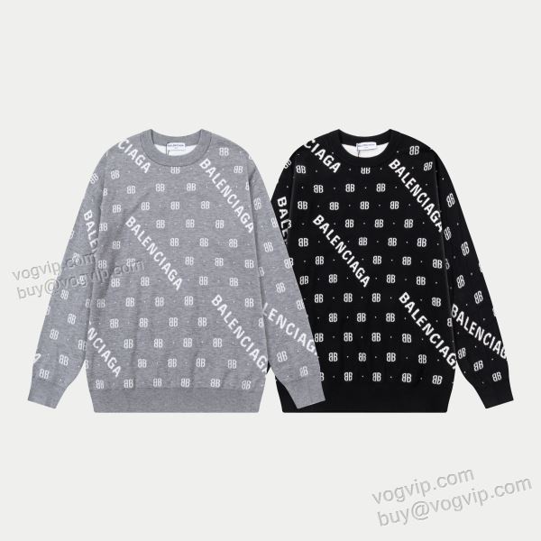 2025激安大特価安い バレンシアガ BALENCIAGAコピー ブランド WTBAL318 ファション性の高い ニット セーター 2色可選