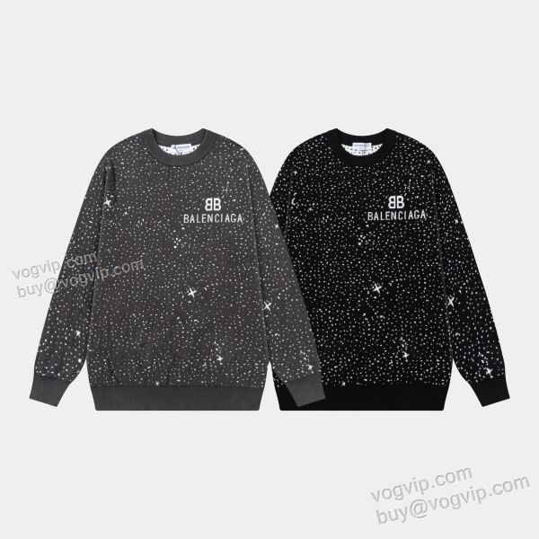 バレンシアガ BALENCIAGAブランド 偽物 通販 WTBAL319 2025激安大特価安い ニット セーター 2色可選 数に限りがある