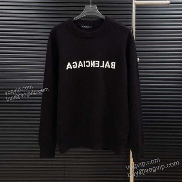 大人っぼい バレンシアガ BALENCIAGAコピーブランド WTBAL321 ニット セーター 2色可選 2025激安大特価安い