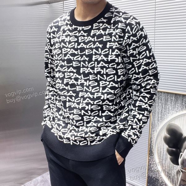 2025驚きの破格値本物保証 バレンシアガ BALENCIAGA偽物ブランド WTBAL322 ニット セーター 魅力的