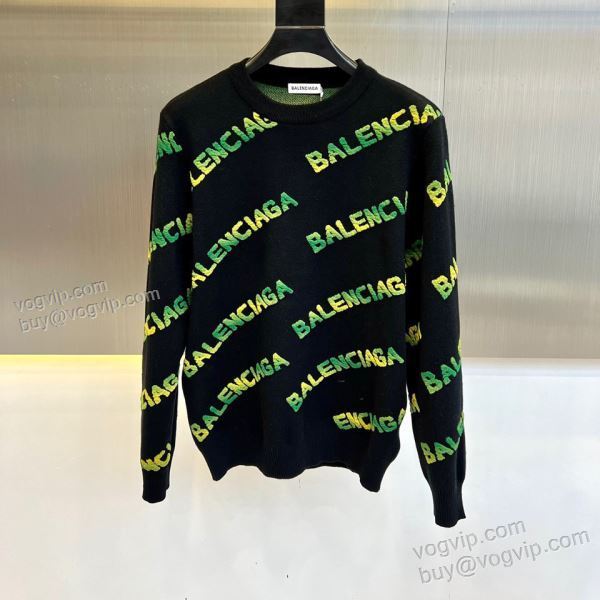 ニット セーター 2025秋冬新作 バレンシアガ コピー ブランド WTBAL329 3色可選 デザイン性の高い