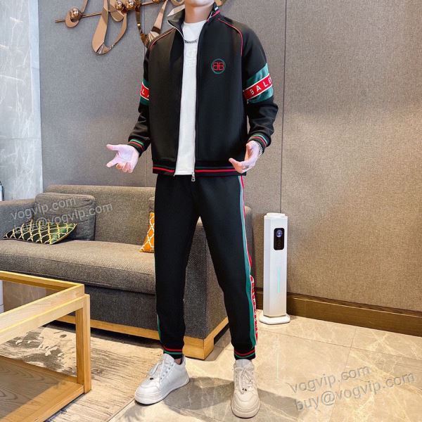 2025数量限定定番人気 バレンシアガ BALENCIAGA WTBAL338 魅力ファッション ブルゾン 上下セット 2色可選 スーパーコピー