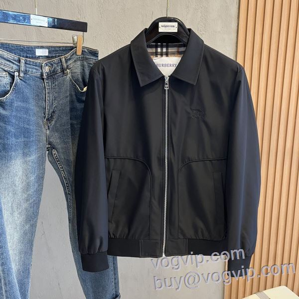 2025最安値セール バーバリー BURBERRYコピー ブランド セレブ愛用の超人気商品 ブルゾン コート