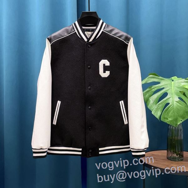 2025お得格安 セリーヌ コピー ブランド ブルゾン 野球ウェア 素敵 シンプル カジュアル 冬服 魅力ファッション