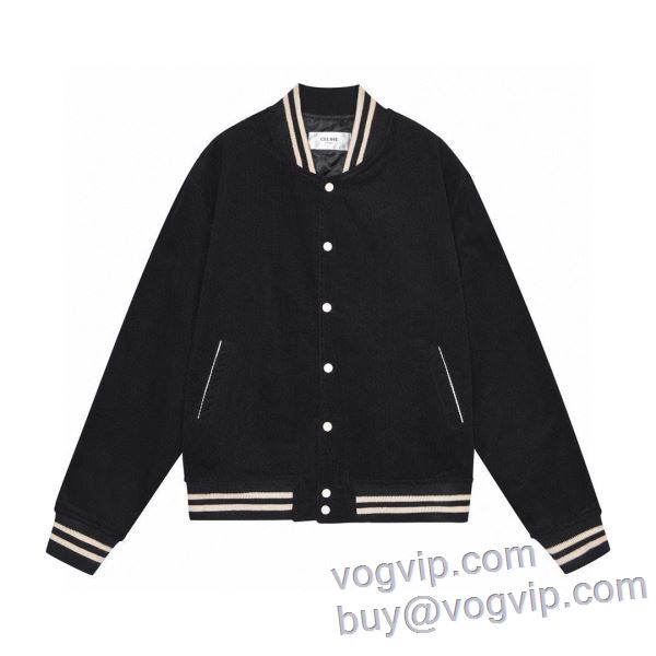 2025割引セール セリーヌ CELINEブランド 偽物 通販 ブルゾン 野球ウェア 選べる極上