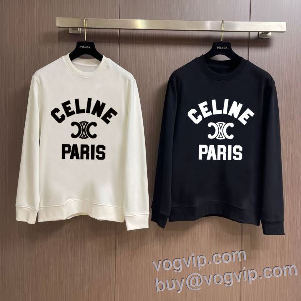 セリーヌ CELINE 2025 人気激売れ プルオーバーパーカー 2色可選 スーパーコピー信用できるサイト