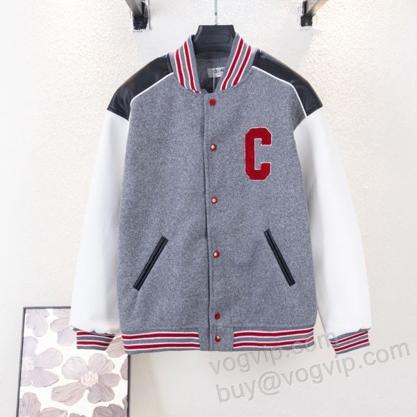 ブルゾン 野球ウェア 2025最新入荷 セリーヌ スーパーコピー WTCEL046 ジャケット、上着