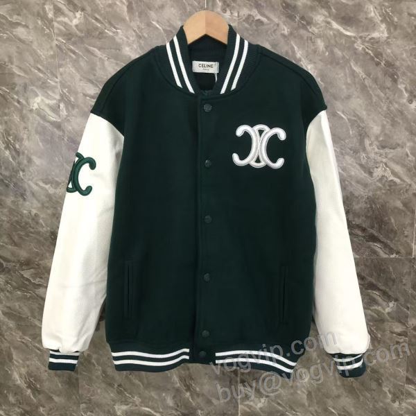 セリーヌ ブランドスーパーコピー WTCEL047 ブルゾン 野球ウェア ジャケット、上着 2025最新入荷