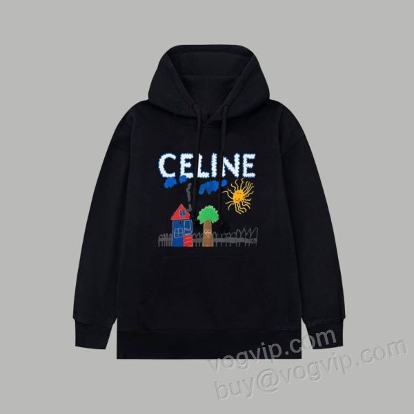 CELINEブランドコピー WTCEL049 2025秋冬季超人気 セリーヌパーカー ジャケット、上着 2色可選