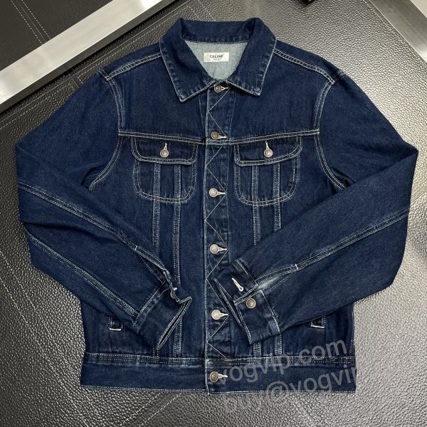 セリーヌ CELINEブランド 偽物 通販 WTCEL053 2025お買い得セール デニムジャケット
