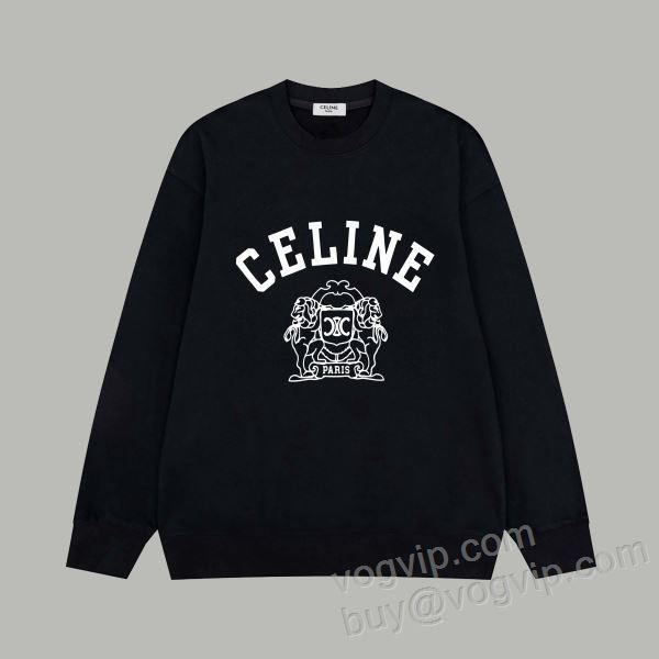 人気スーパーコピーブランド WTCEL097 2025新品本物 セリーヌ CELINE プルオーバーパーカー ジャケット、上着 2色可選