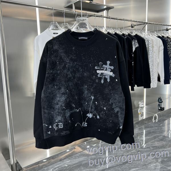 プルオーバーパーカー 2色可選 クロムハーツ CHROME HEARTS 2025格安通販 VOGブランドスーパーコピー 超激得品質保証