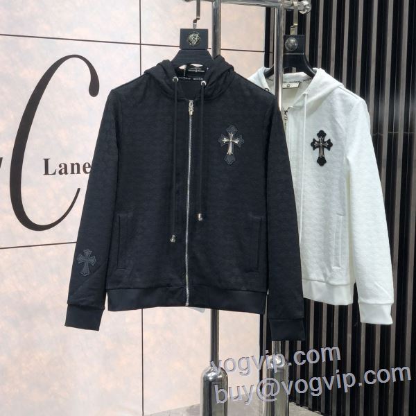 大絶賛! パーカー ブルゾン クロムハーツ CHROME HEARTS 2025品質保証高品質 2色可選 VOGコピー
