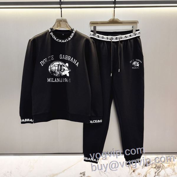 今買い◎得 Dolce&Gabbanaブランドコピー 2025爆買い品質保証 ドルチェ&ガッバーナ ジャージセット 上下セット