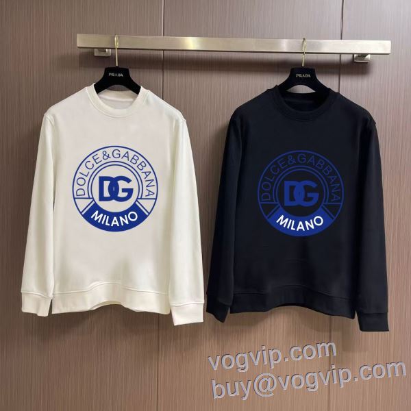 2025 お洒落に魅せる プルオーバーパーカー ドルチェ&ガッバーナ Dolce&Gabbana コピー 商品 販売 2色可選