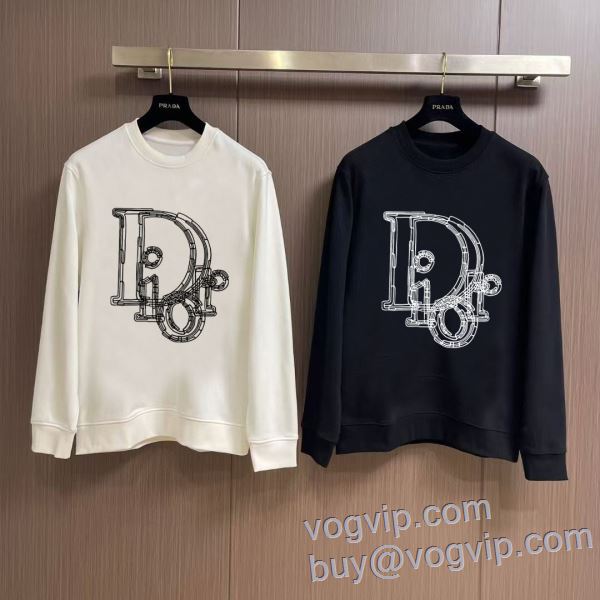 ディオール DIOR 2025品質保証高品質 プルオーバーパーカー 2色可選 業界高品質スーパーコピー 柔らかな質感