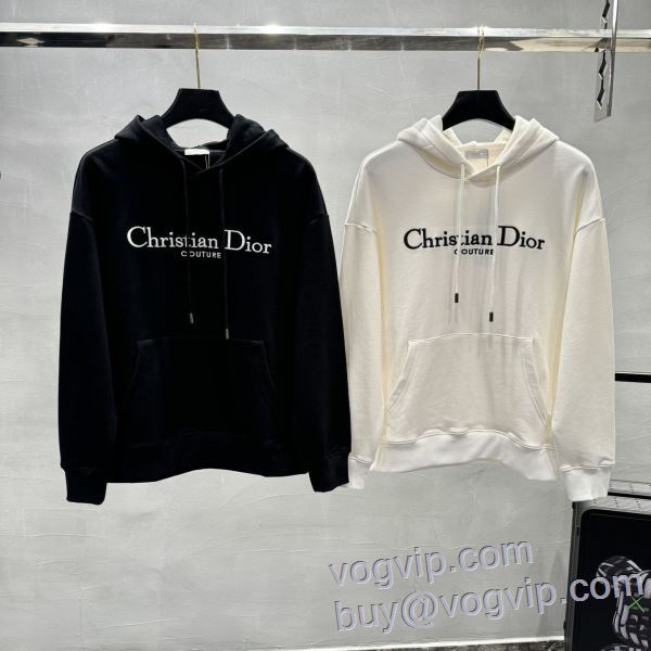 ブランドコピー ディオール DIOR 2025超人気新品 パーカー 2色可選 超限定即完売