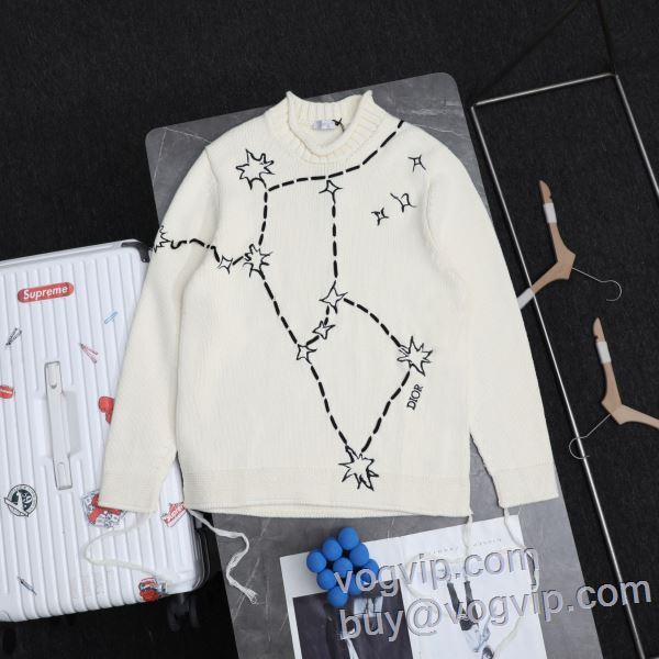 2025最新入荷 コピーブランド 著名人の着用 ディオール DIOR ニット セーター