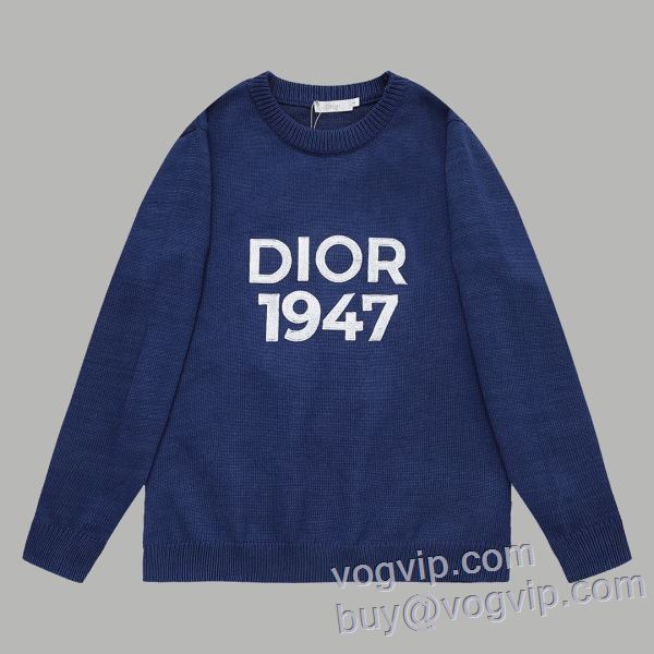 偽物ブランド ◆モデル愛用◆ ディオール DIOR ニット セーター 2色可選 2025最新入荷