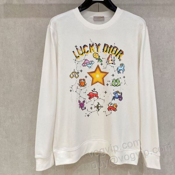 ディオール DIOR WTDIOR137 2025爆買い定番人気 プルオーバーパーカー 2色可選 人気のスーパーブランドコピー品質保証