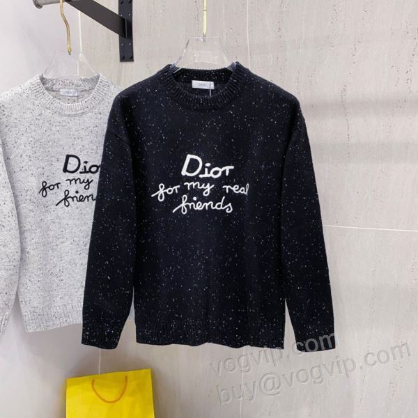 2025新品本物 ディオール DIOR WTDIOR192 ニット セーター 2色可選 VOGコピー