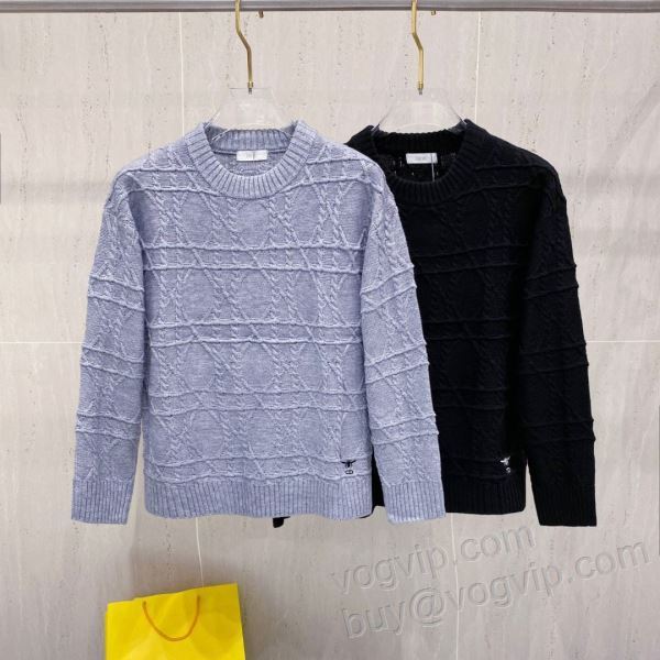 ディオール コピー ブランド WTDIOR199 ニット セーター 2色可選 2025新作入荷格安