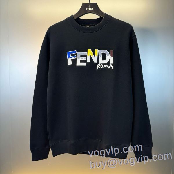 フェンディ FENDI 2025品質保証高品質 プルオーバーパーカー 2色可選 人気スーパーコピーブランド ランキング商品