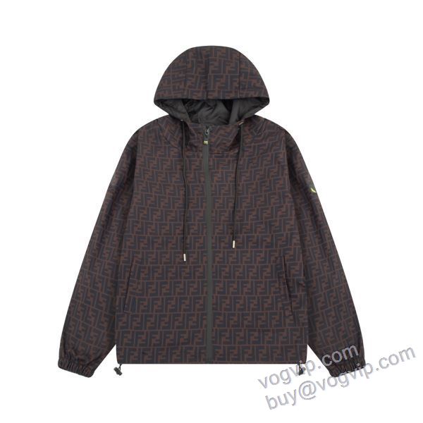 フェンディ FENDIブランド 偽物 通販 WTFEN057 2025割引セール ブルゾン ジャケット、上着