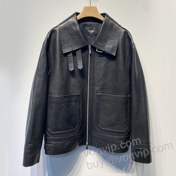 フェンディコピー WTFEN086 ブルゾン 革ジャンパー ジャケット、上着 2025新品本物