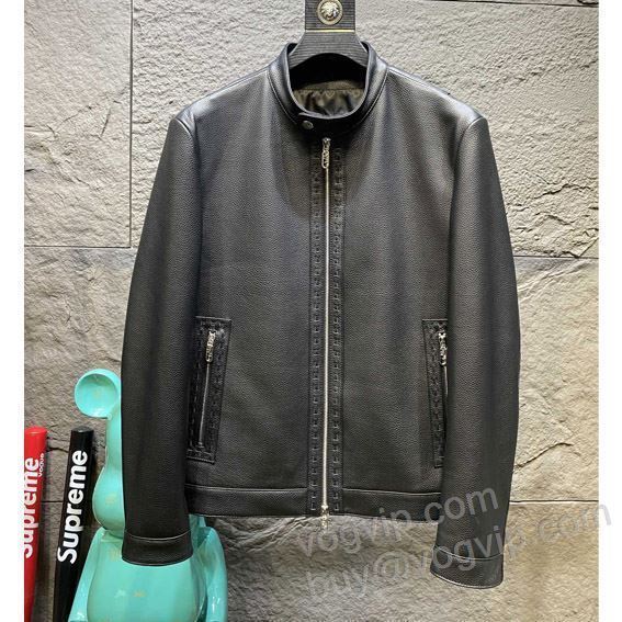 フェンディブランド 偽物 通販 WTFEN088 ブルゾン 革ジャンパー 2025お買い得本物保証 ジャケット、上着