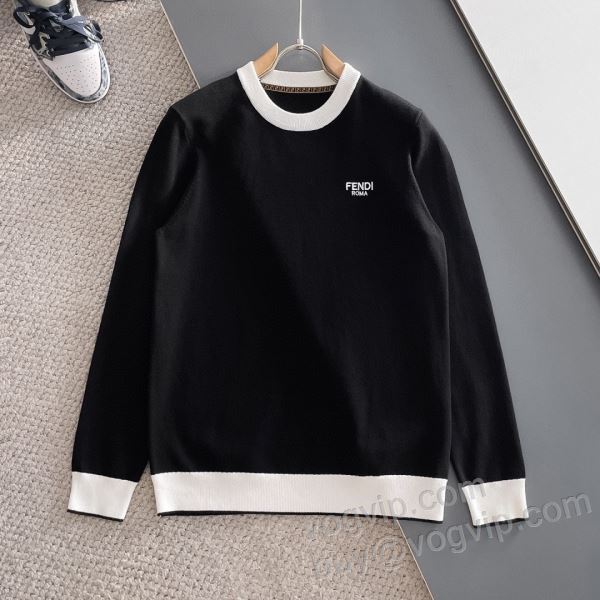 フェンディコピーブランド WTFEN090 2025最安値人気 ニット セーター 2色可選