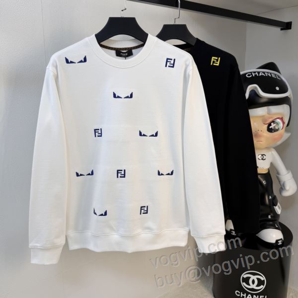 最高N級ブランドコピー 2025人気定番爆買い フェンディ FENDI WTFEN111 プルオーバーパーカー 2色可選