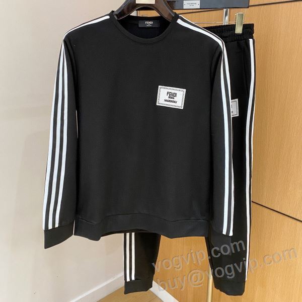 2025品質保証お買い得 フェンディブランドコピー WTFEN117 ジャージセット 上下セット