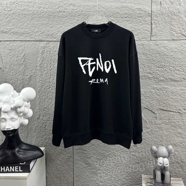FENDIコピーブランド WTFEN134 2025高級品 通販 フェンディ プルオーバーパーカー 2色可選