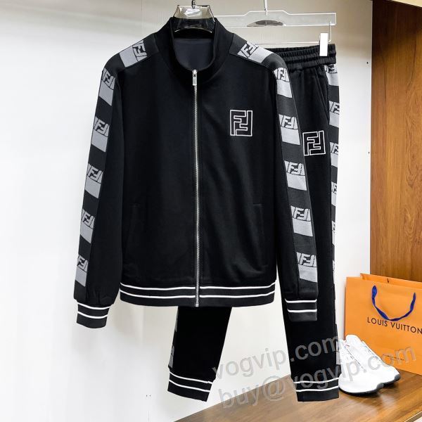 FENDIスーパーコピー 激安 2025お得本物保証 フェンディ WTFEN155 ジャージセット 上下セット