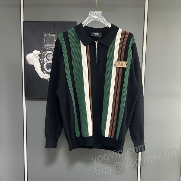 ニット セーター 2025最新入荷 フェンディ偽物ブランド WTFEN168 3色可選