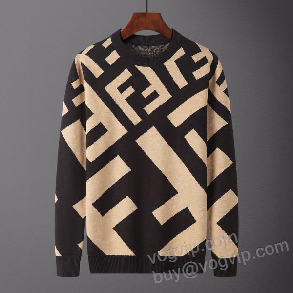 ニット セーター 2025品質保証高品質 フェンディ FENDIコピー WTFEN196 2色可選