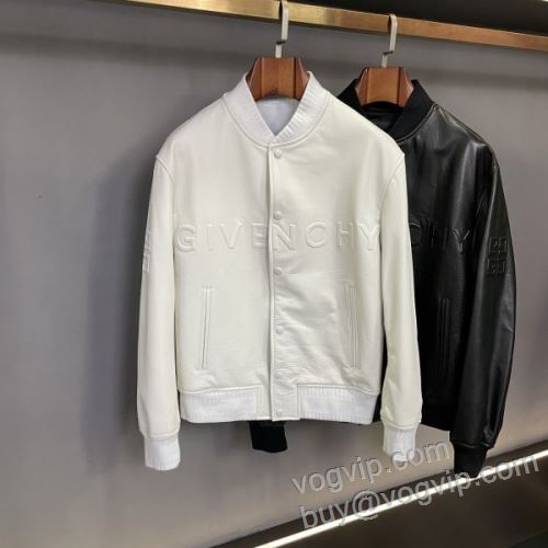 ブルゾン 革ジャケット 2025人気セール最新作 ジバンシィ GIVENCHY WTGVC091 2色可選 コピーブランド