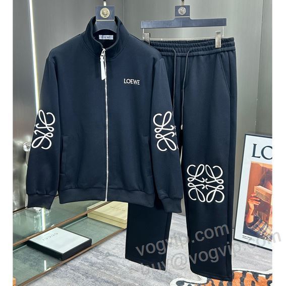 2025HOTお買い得 ロエベ LOEWEスーパーコピー WTLOE013 ジャージセット 上下セット 2色可選