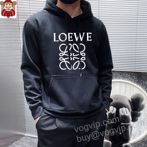 LOEWEブランド 偽物 通販 WTLOE016 パーカー 2色可選 2025HOTお買い得 ロエベ