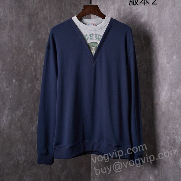 ロエベ LOEWEブランドコピー WTLOE060 2025秋冬季新作 プルオーバーパーカー 2色可選