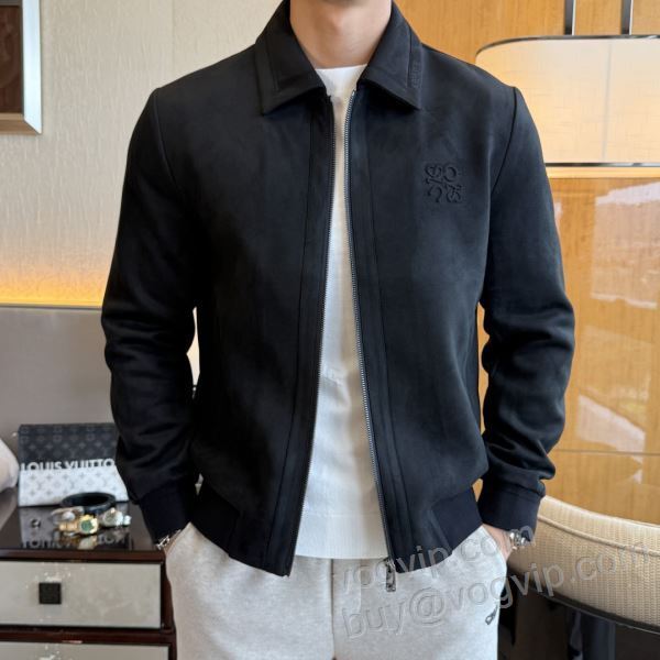 スエードウール ブルゾン 2025人気定番新品 ロエベ コピーブランド WTLOE067 ジャケット、上着 2色可選