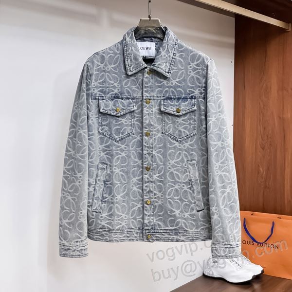 2025限定セール高品質 ロエベ LOEWEスーパーコピー WTLOE073 デニムジャケット ジャケット、上着