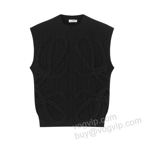 ロエベ スーパーコピー WTLOE084 ニットセーター タンクトップ 2色可選 2025最安値お買い得